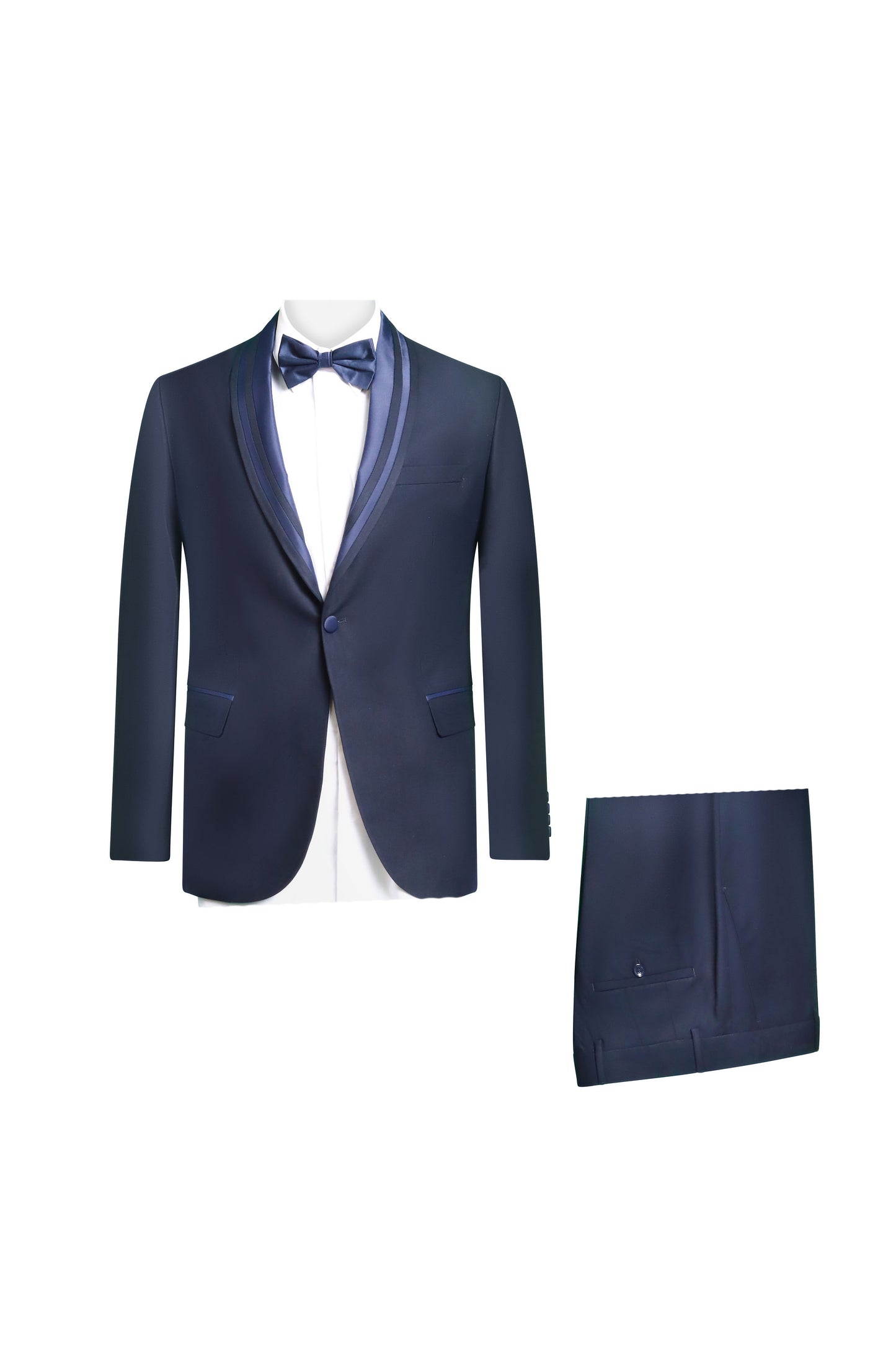 ELGZ SLIM FIT NVY TUX