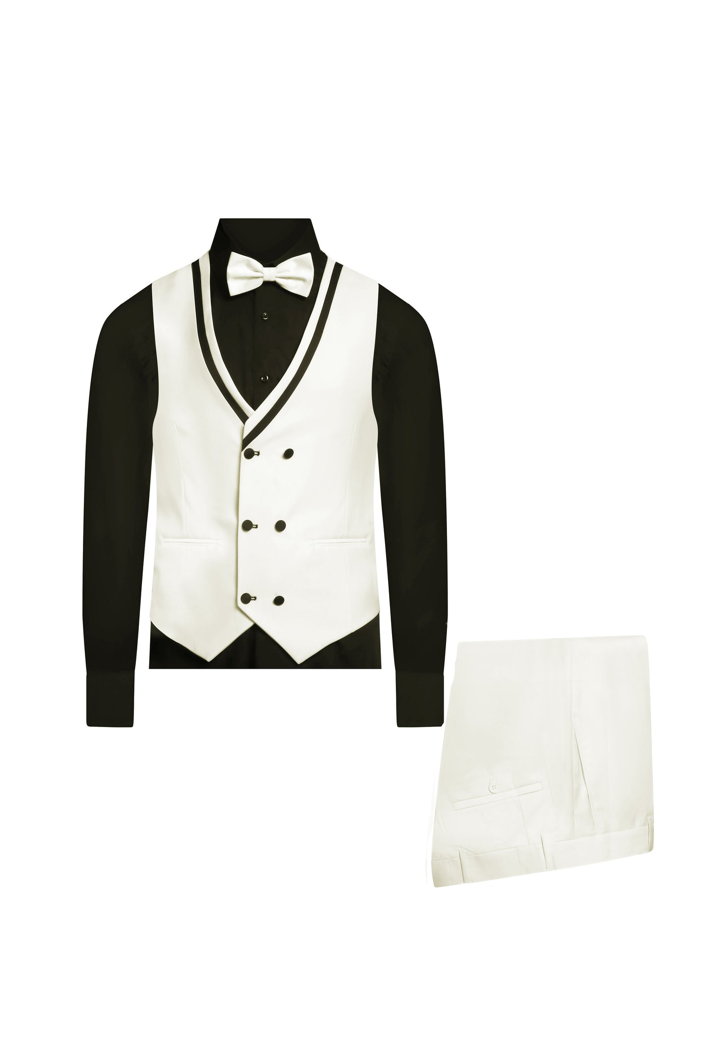 ELGZ SLIM FIT OFF WHT TUX