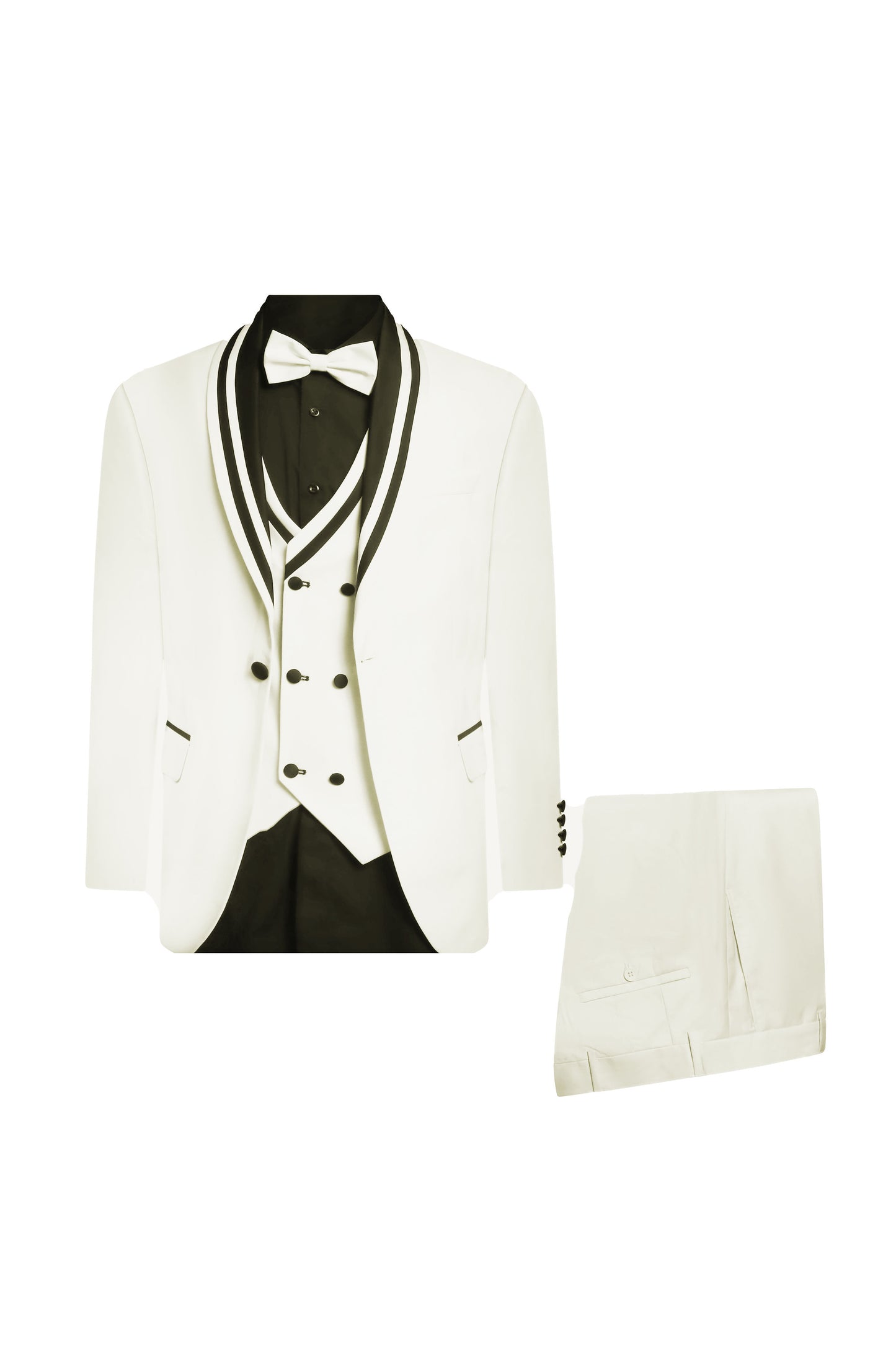 ELGZ SLIM FIT OFF WHT TUX