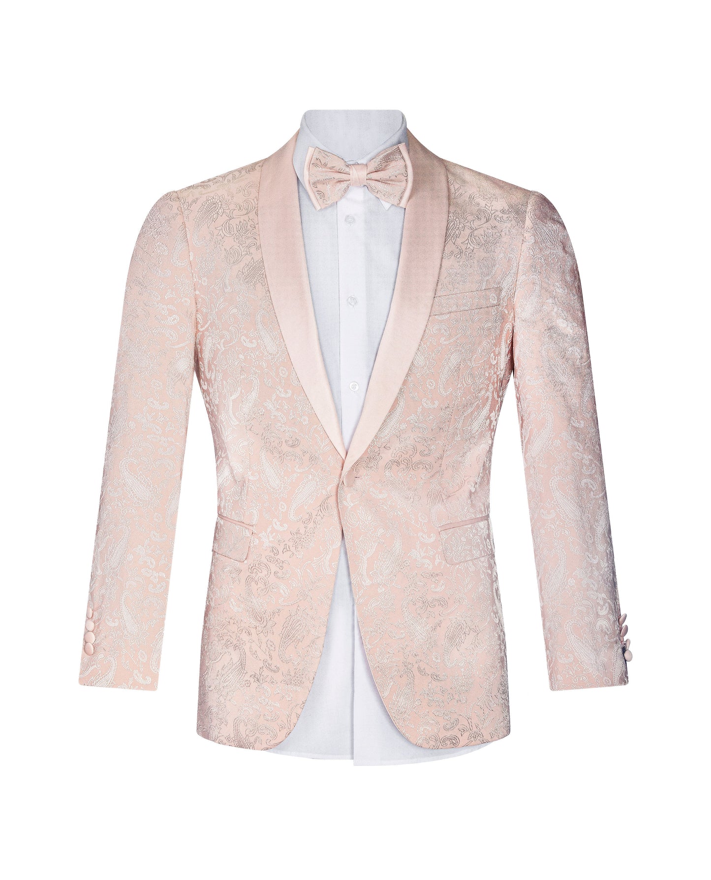 SLIM FIT ROSE GOLD JACKET WKNY-RGLD-J-2103S