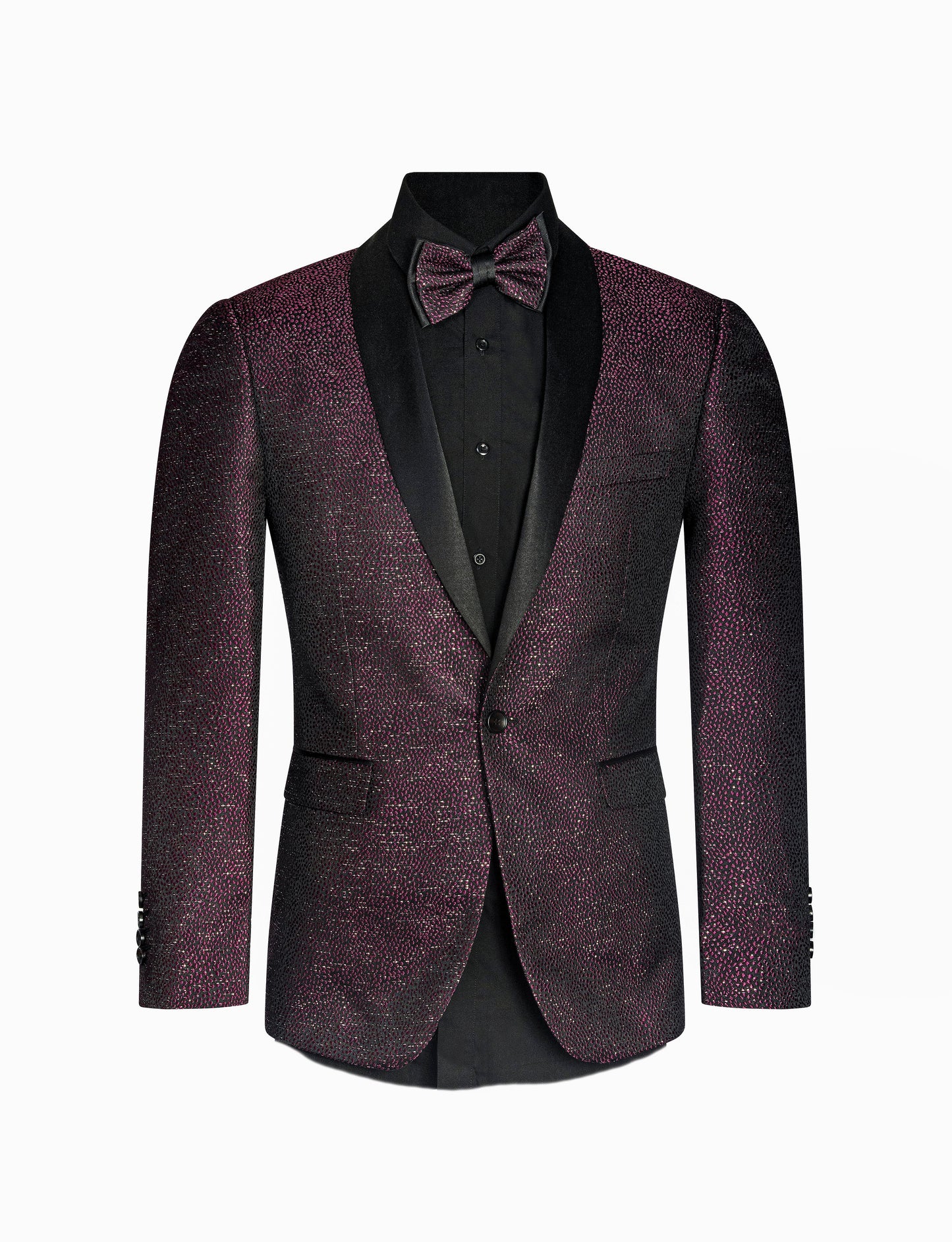 SLIM FIT BURGUNDY JACKET WKNY-BURG-J-2202S