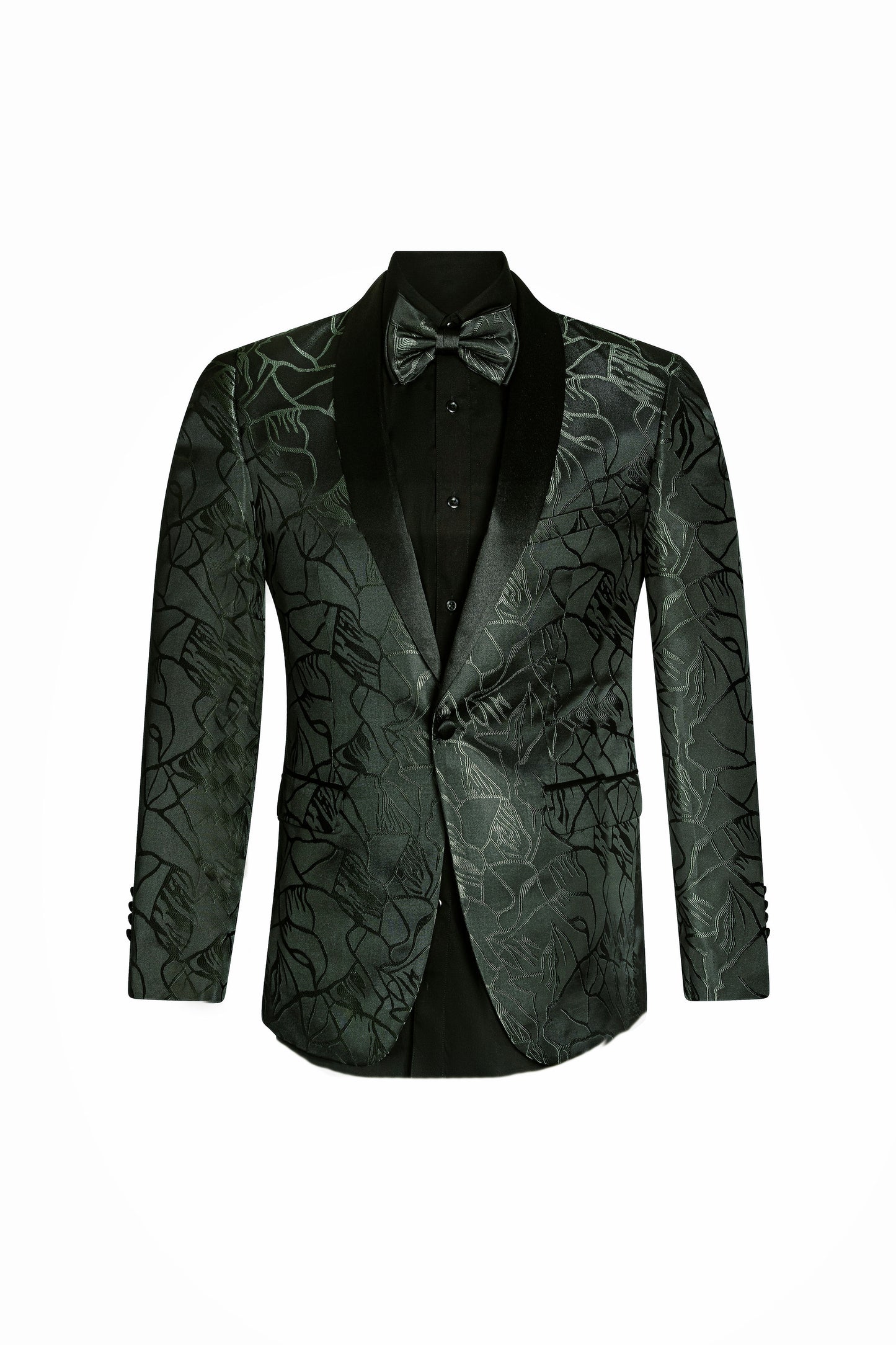 SLIM FIT GREEN JACKET WKNY-GRN-J-2203S