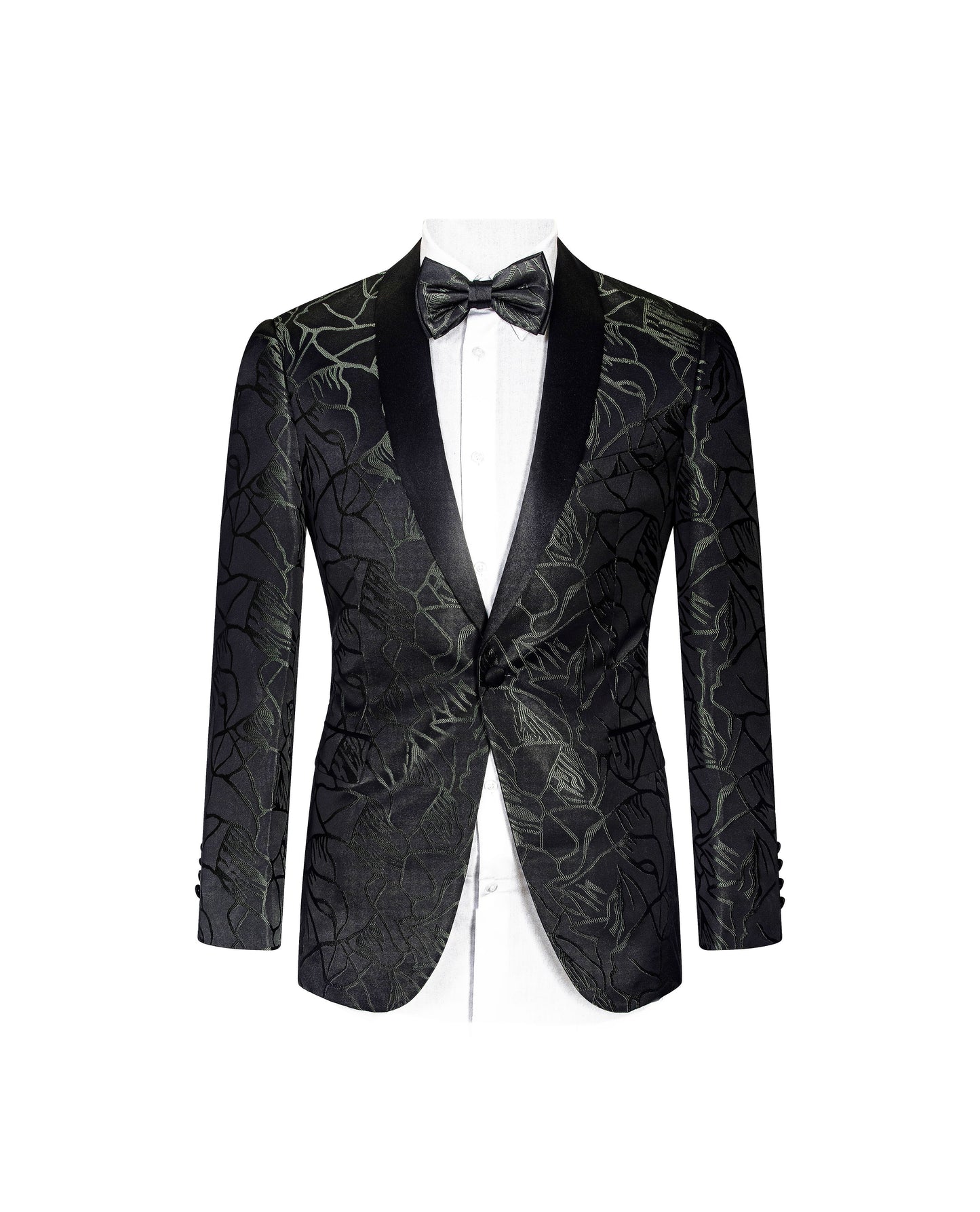 SLIM FIT GREEN JACKET WKNY-GRN-J-2203S