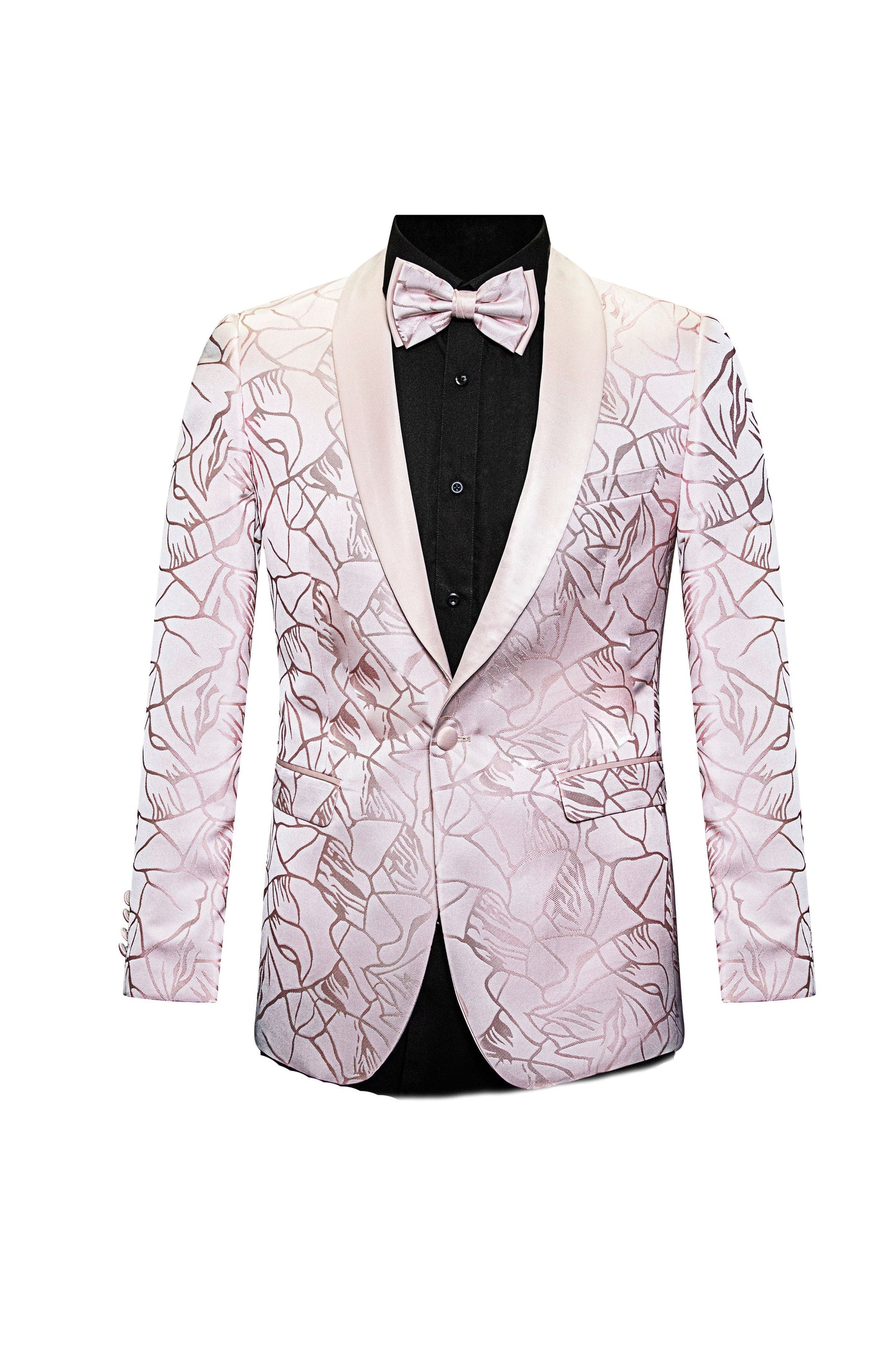 SLIM FIT ROSE GOLD JACKET WKNY-RGLD-J-2203S