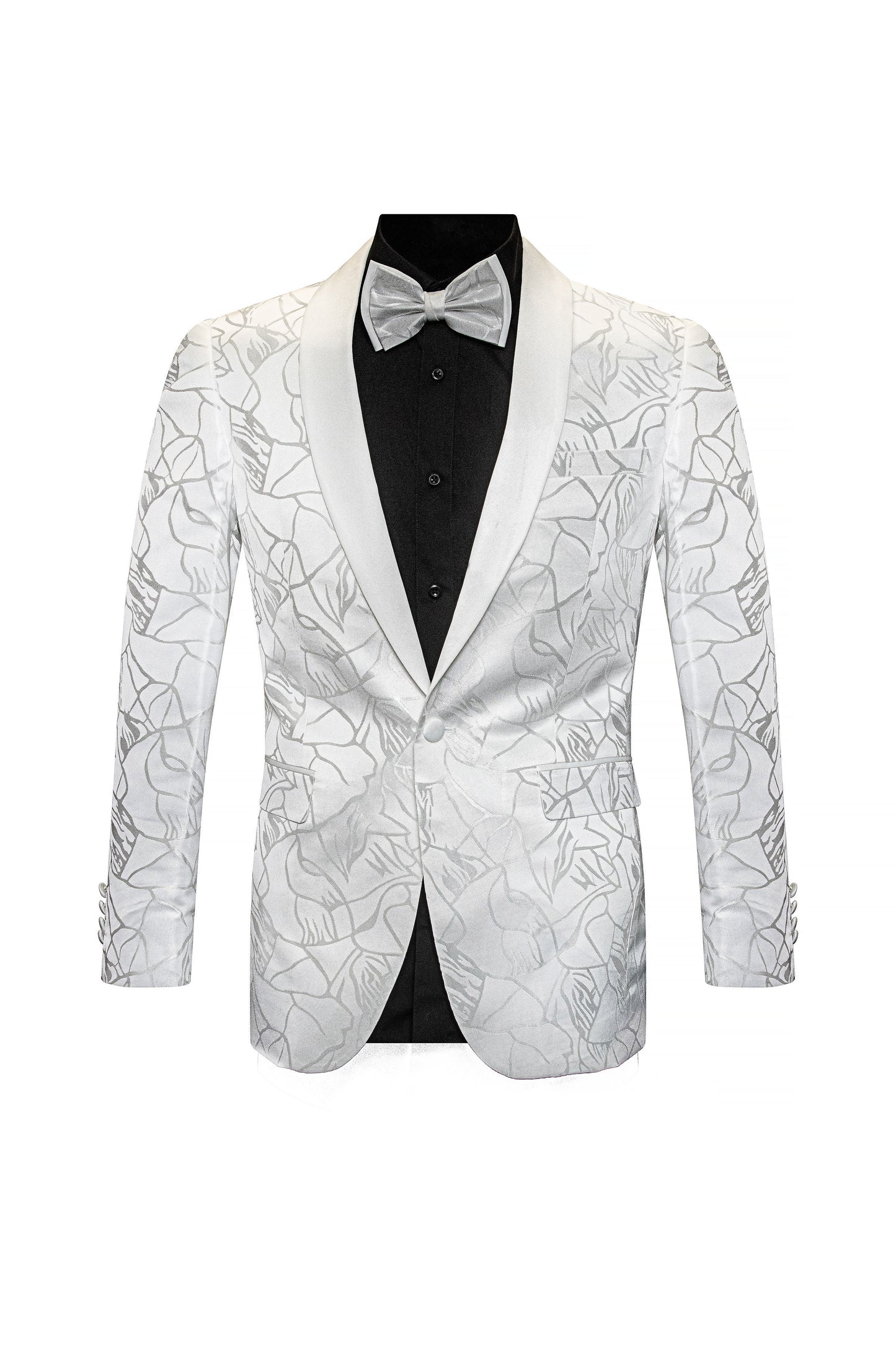 SLIM FIT WHITE JACKET WKNY-WHT-J-2203S