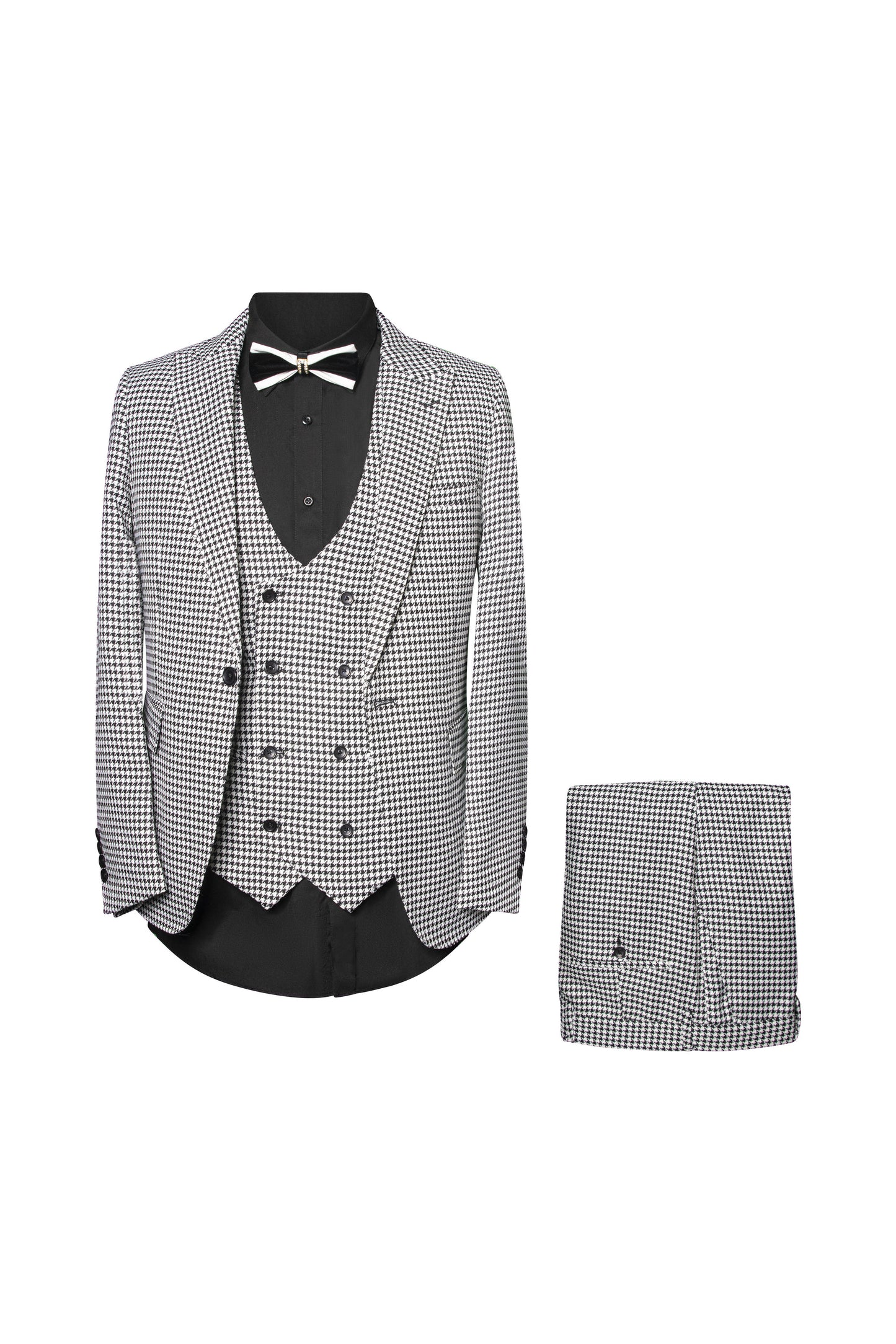 BLK & WHT 3 PCS SUIT-MAX-RM1710