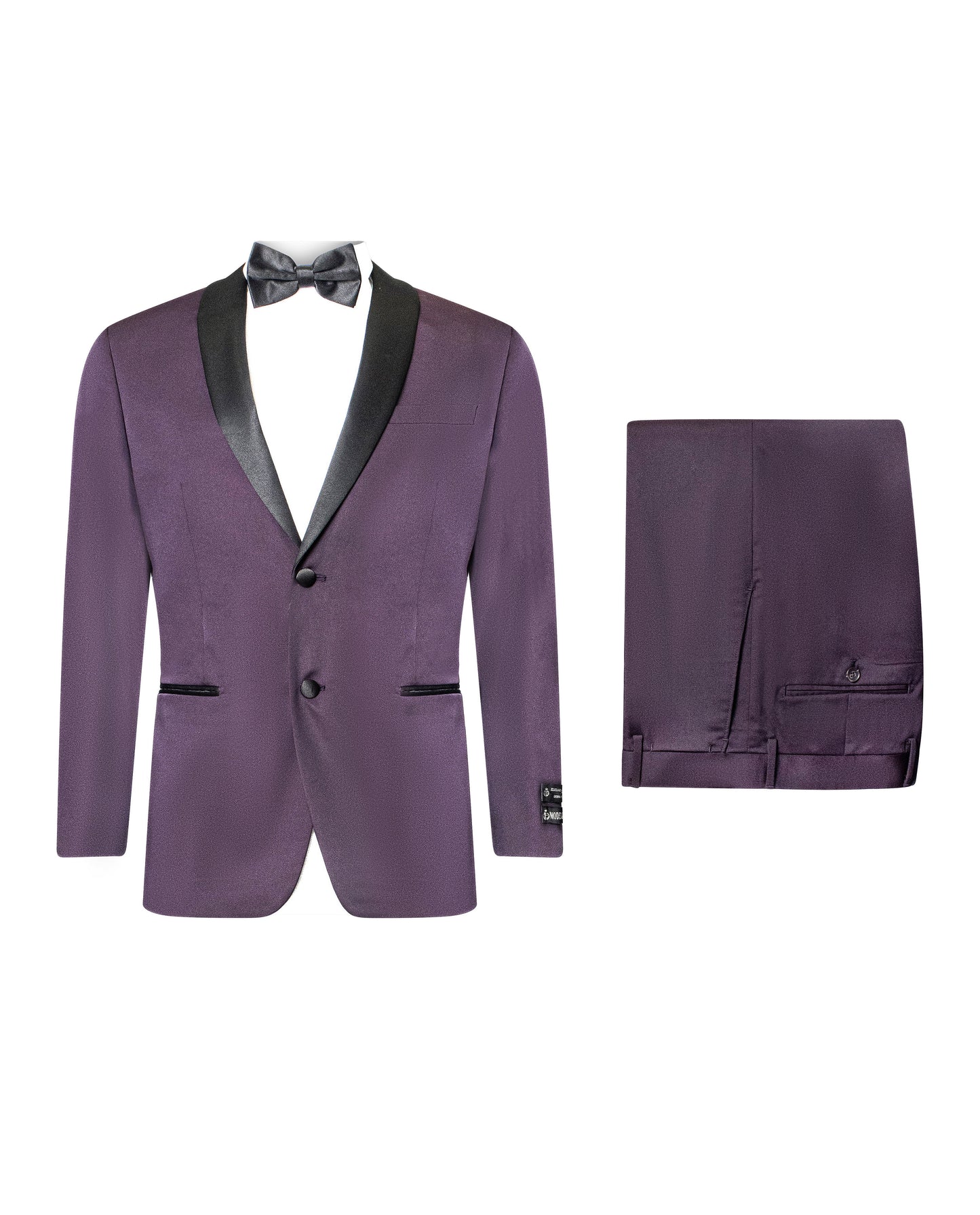 MODERN FIT 8116 BURG 2PCS TUXSUIT