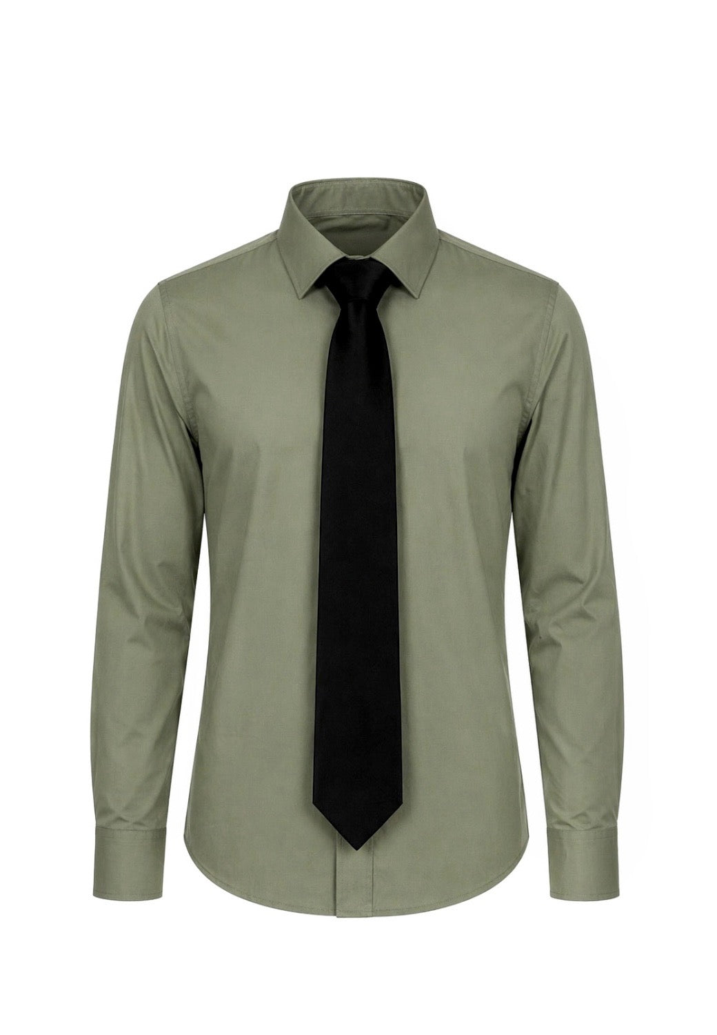Sage Green Slim Fit Dress shirt