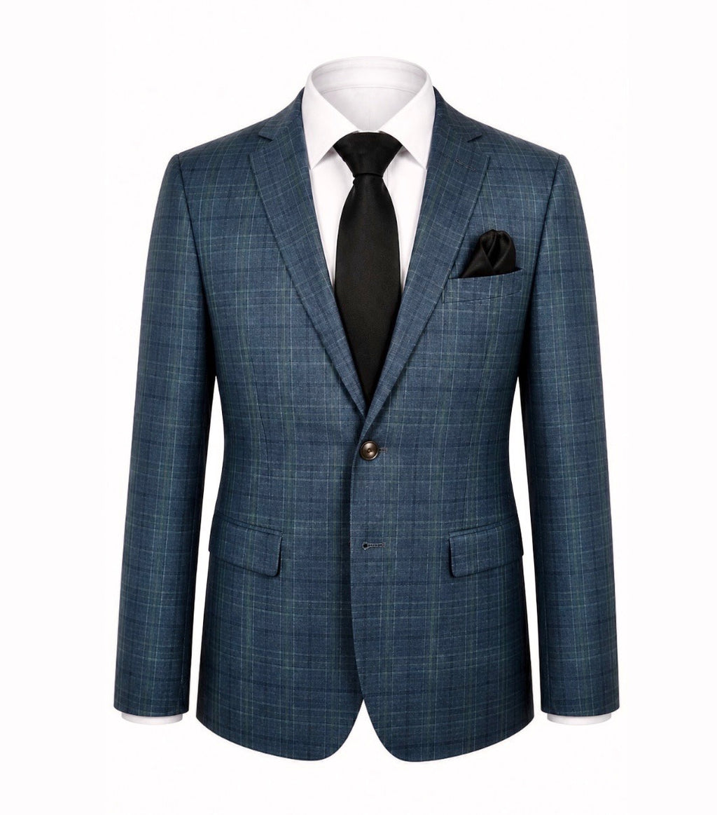 Slim Fit Forest pattern suit