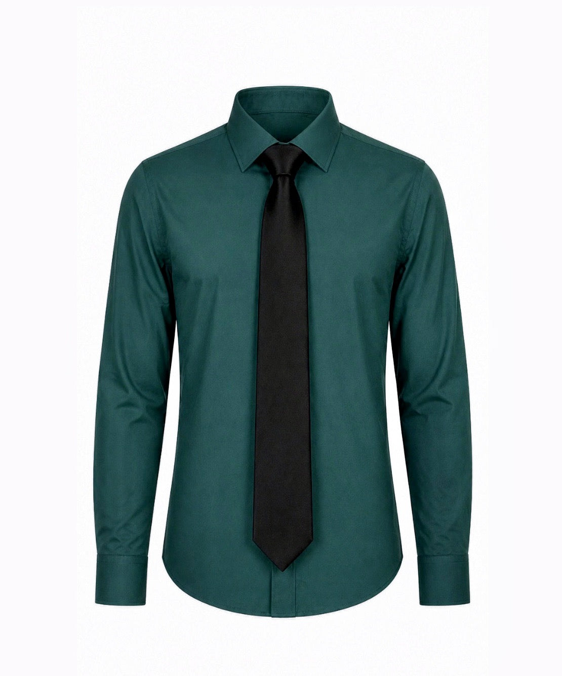 Hunter Green Slim Fit Dress shirt