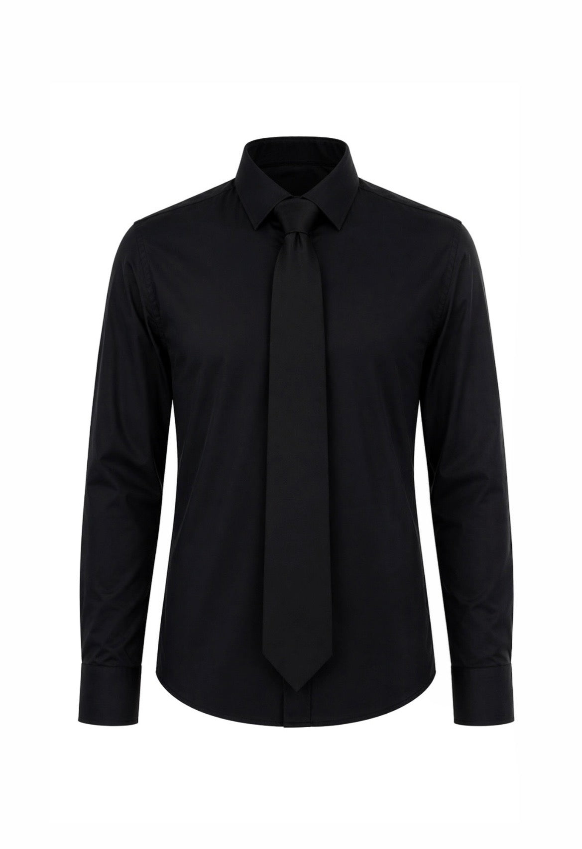 Black Slim Fit Dress shirt