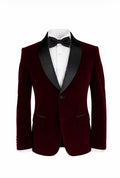 Burgundy Velvet jacket