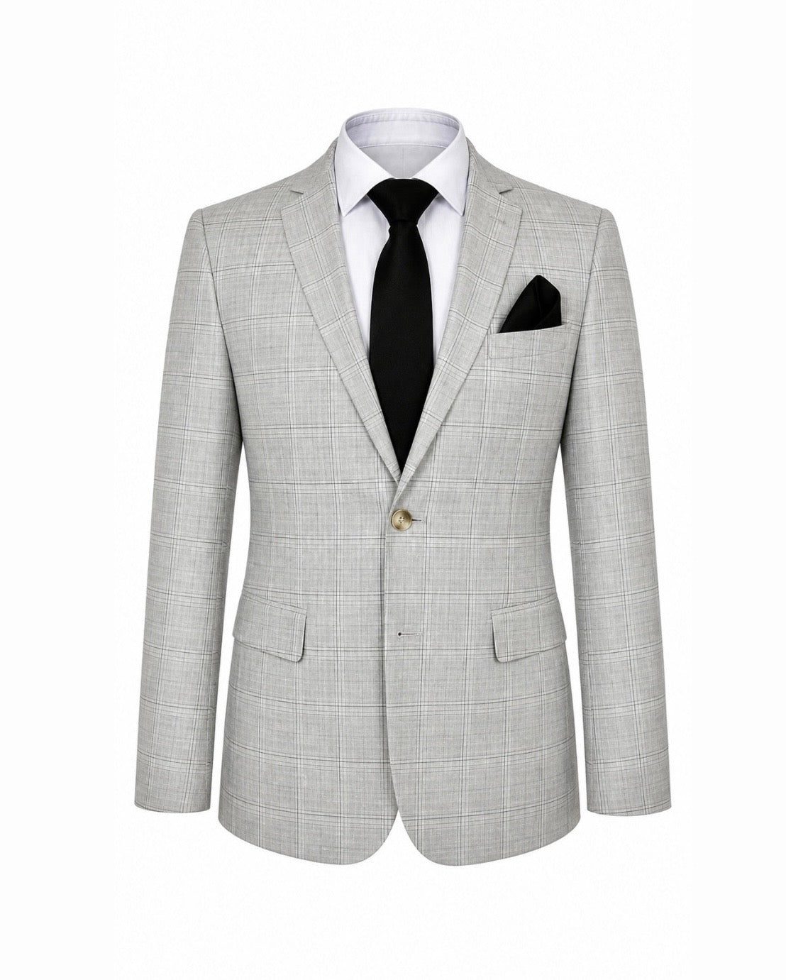 Slim Fit Grey pattern suit