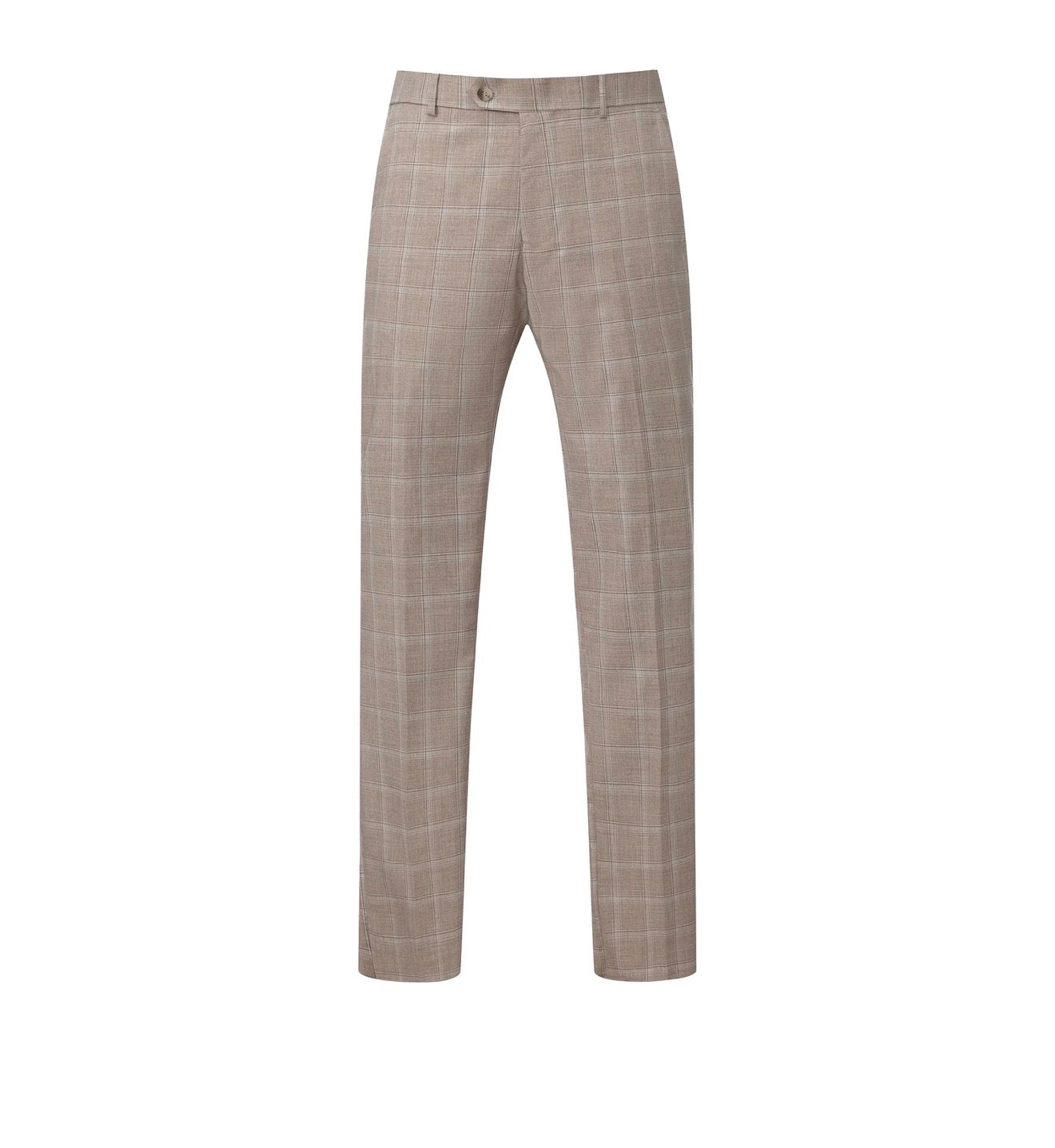 Slim Fit Light Tan pattern suit