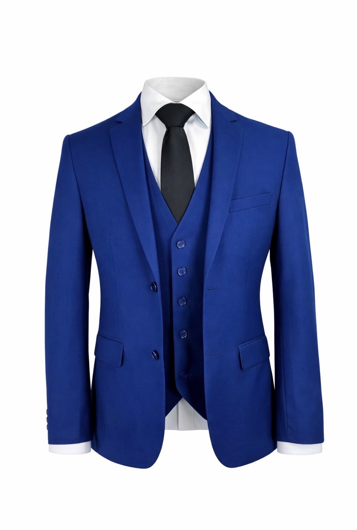 Slim Fit blue 3Pc Suit
