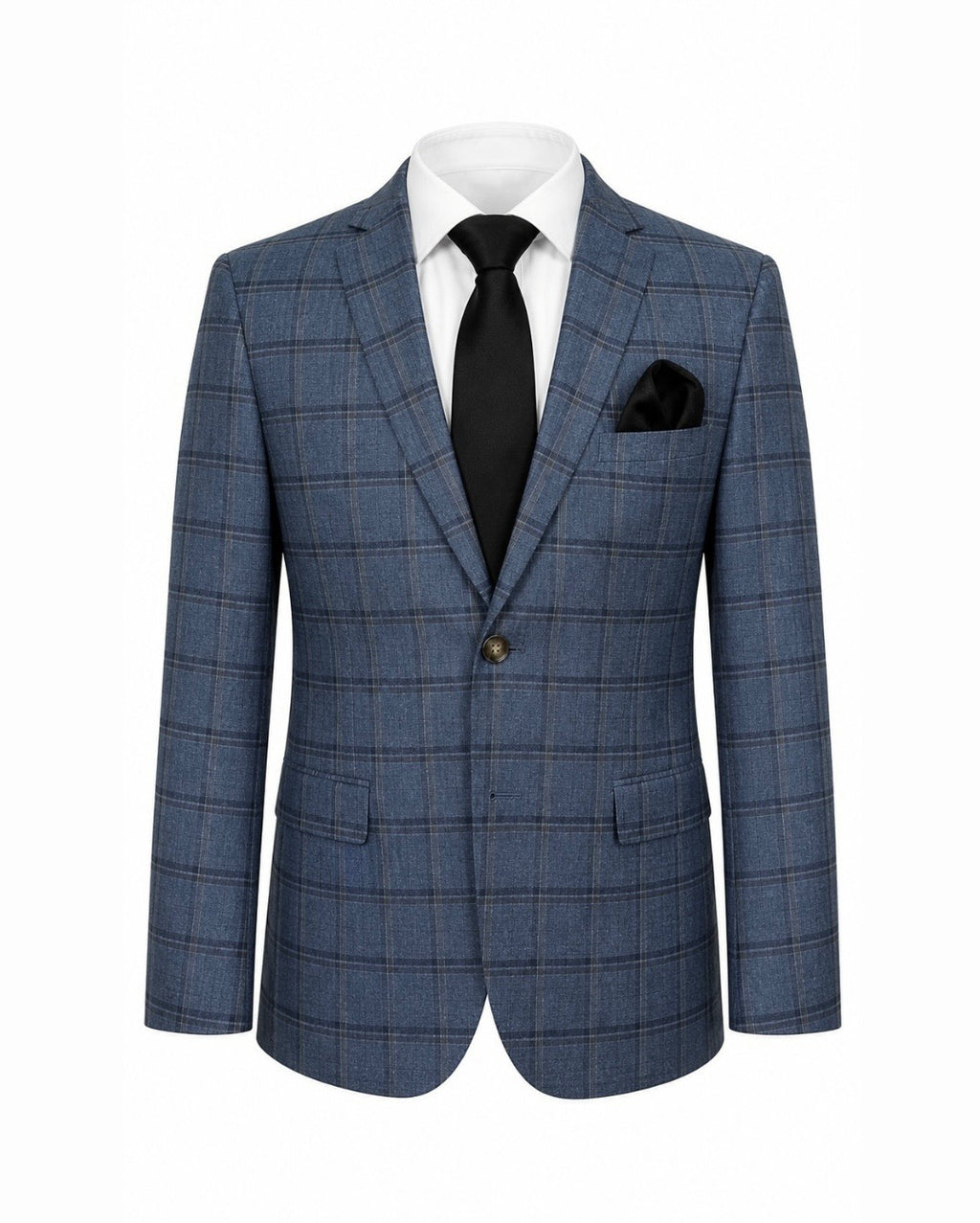 Slim Fit Blue pattern suit