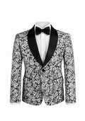 White Flower Design Jacket