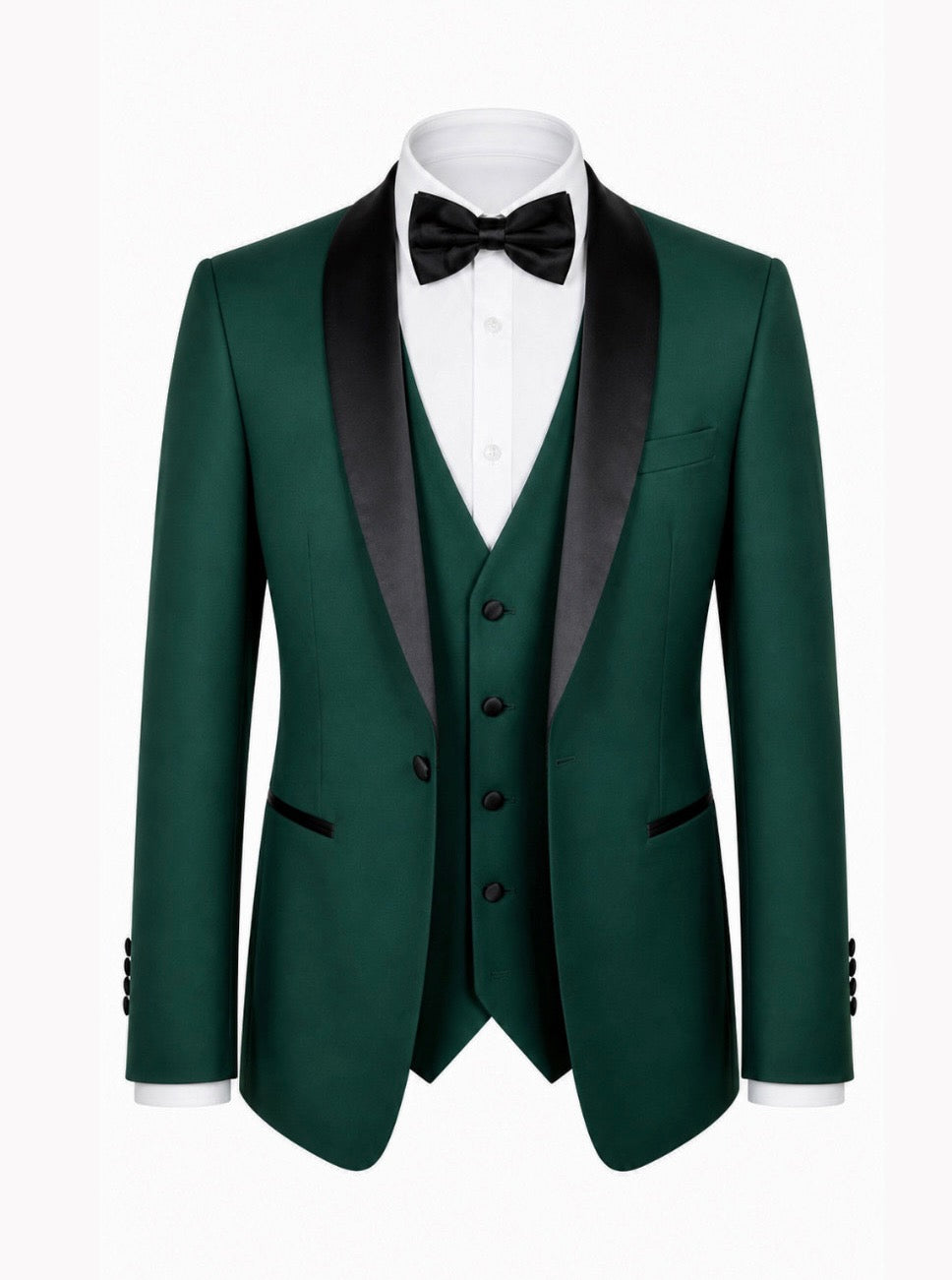 Slim Fit Hunter Green tuxedo