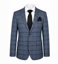 Slim Fit Charcoal pattern suit