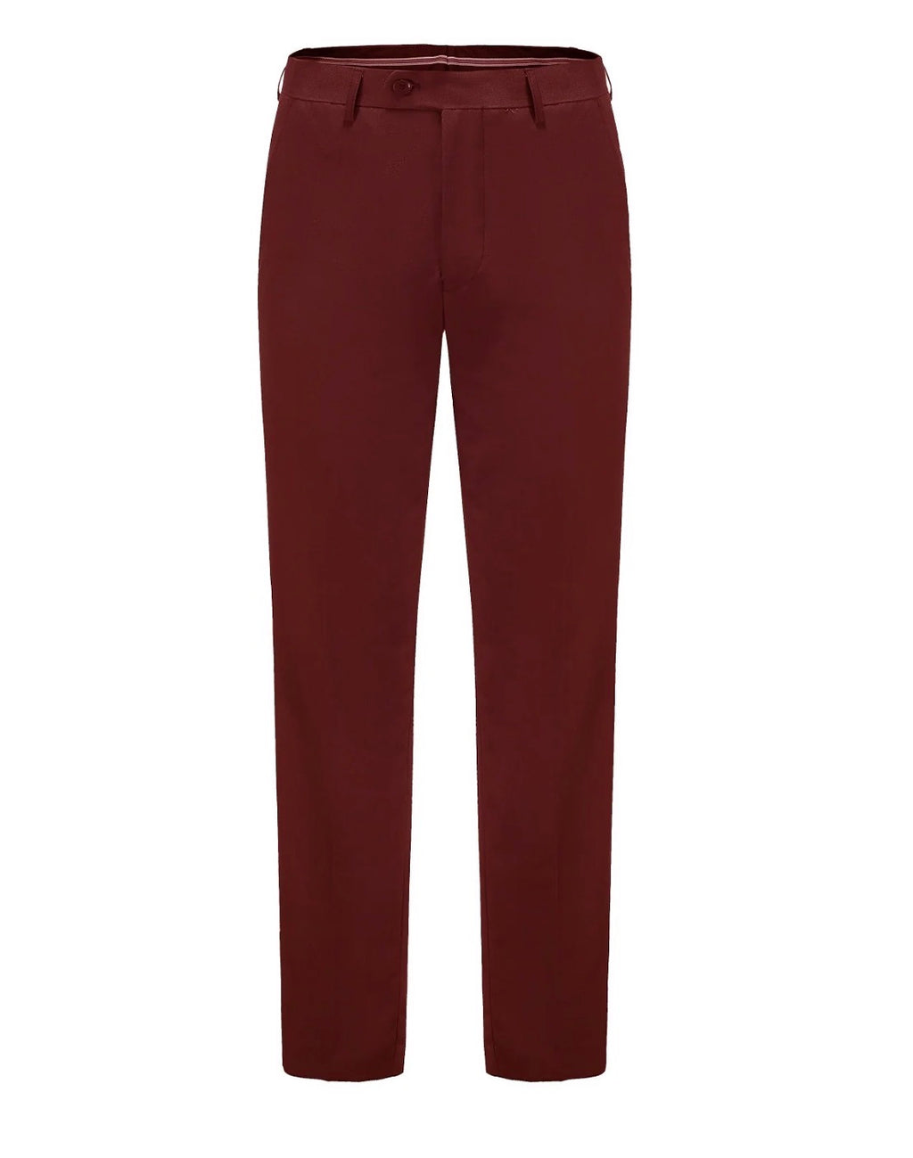 Slim Fit Burgundy 3Pc Suit