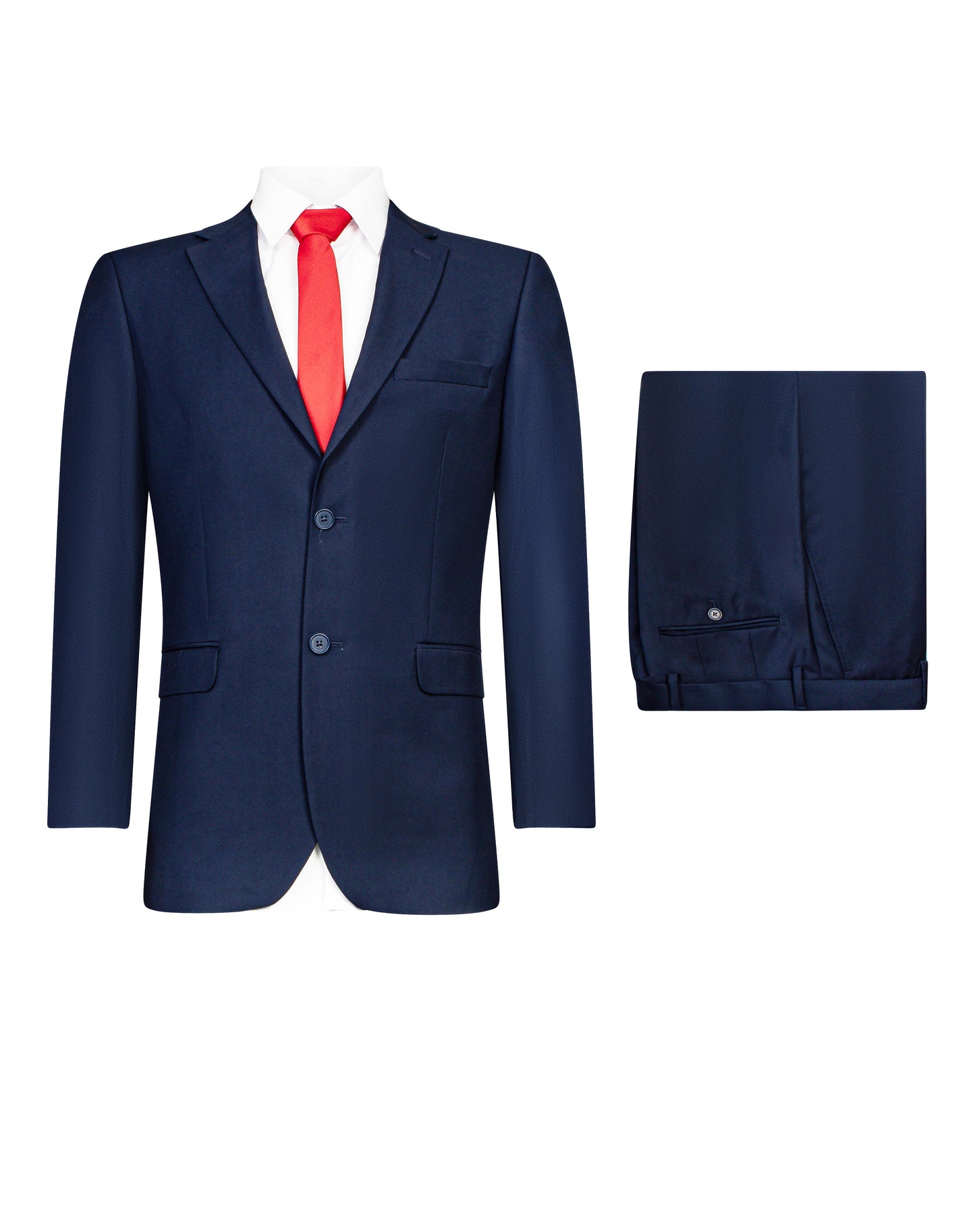 SKINNY STRETCH DARKBLUE 2PCS SUIT